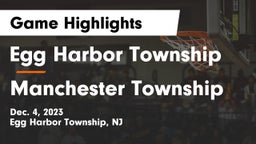 Egg Harbor Township  vs Manchester Township  Game Highlights - Dec. 4, 2023