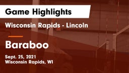 Wisconsin Rapids - Lincoln  vs Baraboo  Game Highlights - Sept. 25, 2021