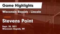 Wisconsin Rapids - Lincoln  vs Stevens Point  Game Highlights - Sept. 30, 2021