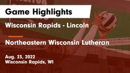 Wisconsin Rapids - Lincoln  vs Northeastern Wisconsin Lutheran  Game Highlights - Aug. 23, 2022