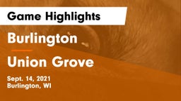 Burlington  vs Union Grove  Game Highlights - Sept. 14, 2021