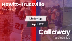 Matchup: Hewitt-Trussville vs. Callaway  2017