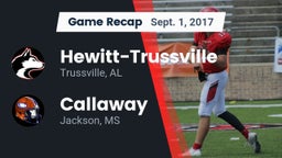 Recap: Hewitt-Trussville  vs. Callaway  2017