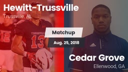 Matchup: Hewitt-Trussville vs. Cedar Grove  2018