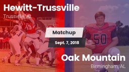 Matchup: Hewitt-Trussville vs. Oak Mountain  2018
