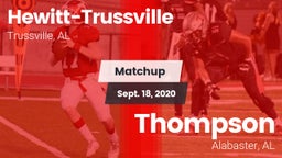 Matchup: Hewitt-Trussville vs. Thompson  2020