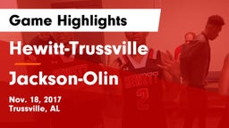 Hewitt-Trussville  vs Jackson-Olin  Game Highlights - Nov. 18, 2017