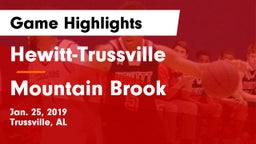 Hewitt-Trussville  vs Mountain Brook  Game Highlights - Jan. 25, 2019