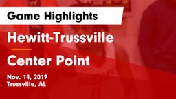 Hewitt-Trussville  vs Center Point  Game Highlights - Nov. 14, 2019