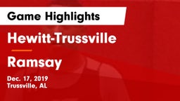 Hewitt-Trussville  vs Ramsay  Game Highlights - Dec. 17, 2019