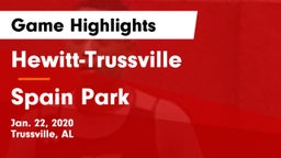 Hewitt-Trussville  vs Spain Park  Game Highlights - Jan. 22, 2020