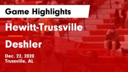 Hewitt-Trussville  vs Deshler  Game Highlights - Dec. 22, 2020