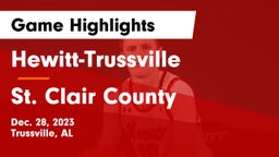 Hewitt-Trussville  vs St. Clair County  Game Highlights - Dec. 28, 2023