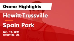 Hewitt-Trussville  vs Spain Park  Game Highlights - Jan. 12, 2024