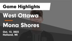 West Ottawa  vs Mona Shores  Game Highlights - Oct. 12, 2023