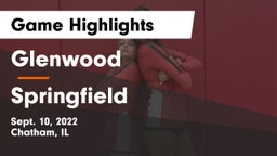 Glenwood  vs Springfield Game Highlights - Sept. 10, 2022
