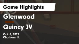 Glenwood  vs Quincy JV  Game Highlights - Oct. 8, 2022