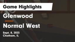 Glenwood  vs Normal West  Game Highlights - Sept. 8, 2023