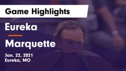 Eureka  vs Marquette  Game Highlights - Jan. 22, 2021