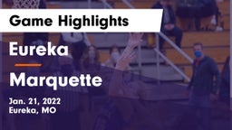 Eureka  vs Marquette  Game Highlights - Jan. 21, 2022