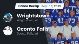 Recap: Wrightstown  vs. Oconto Falls  2019