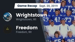 Recap: Wrightstown  vs. Freedom  2019