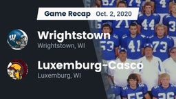 Recap: Wrightstown  vs. Luxemburg-Casco  2020