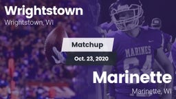 Matchup: Wrightstown vs. Marinette  2020