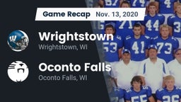 Recap: Wrightstown  vs. Oconto Falls  2020