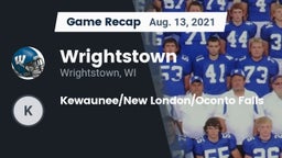 Recap: Wrightstown  vs. Kewaunee/New London/Oconto Falls 2021