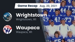 Recap: Wrightstown  vs. Waupaca  2021