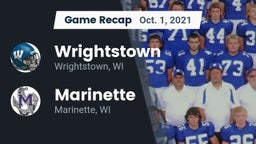 Recap: Wrightstown  vs. Marinette  2021