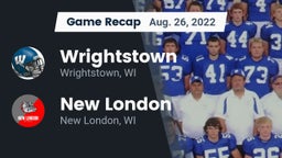Recap: Wrightstown  vs. New London  2022