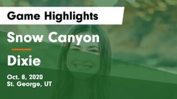 Snow Canyon  vs Dixie  Game Highlights - Oct. 8, 2020
