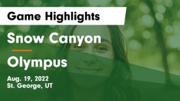 Snow Canyon  vs Olympus  Game Highlights - Aug. 19, 2022