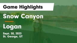 Snow Canyon  vs Logan  Game Highlights - Sept. 30, 2023