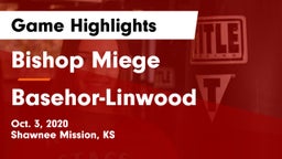 Bishop Miege  vs Basehor-Linwood  Game Highlights - Oct. 3, 2020