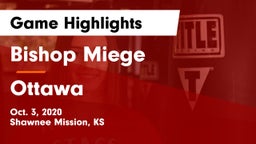 Bishop Miege  vs Ottawa  Game Highlights - Oct. 3, 2020