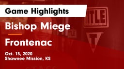 Bishop Miege  vs Frontenac  Game Highlights - Oct. 15, 2020