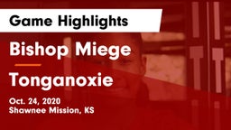 Bishop Miege  vs Tonganoxie  Game Highlights - Oct. 24, 2020