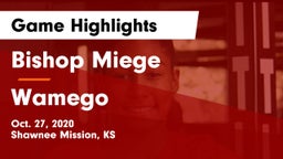 Bishop Miege  vs Wamego  Game Highlights - Oct. 27, 2020
