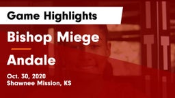 Bishop Miege  vs Andale  Game Highlights - Oct. 30, 2020