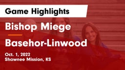 Bishop Miege  vs Basehor-Linwood  Game Highlights - Oct. 1, 2022