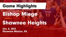 Bishop Miege  vs Shawnee Heights  Game Highlights - Oct. 8, 2022