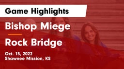 Bishop Miege  vs Rock Bridge  Game Highlights - Oct. 15, 2022