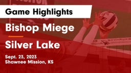 Bishop Miege  vs Silver Lake  Game Highlights - Sept. 23, 2023