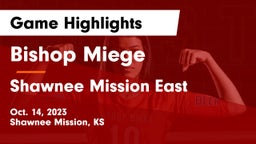 Bishop Miege  vs Shawnee Mission East  Game Highlights - Oct. 14, 2023