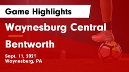 Waynesburg Central  vs Bentworth Game Highlights - Sept. 11, 2021