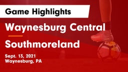 Waynesburg Central  vs Southmoreland  Game Highlights - Sept. 13, 2021