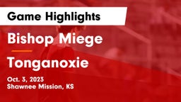 Bishop Miege  vs Tonganoxie  Game Highlights - Oct. 3, 2023